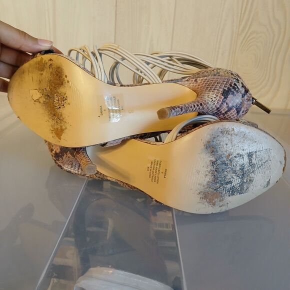 Kendall & Kylie Madden Girl Size 9 Reptile Print Women's Heels Danila READ - Picture 5 of 16